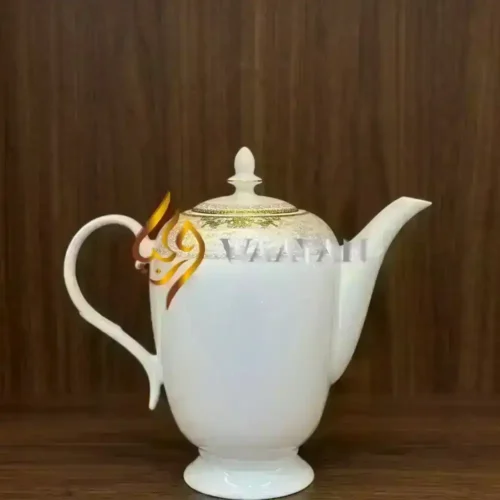 D Luxury 91-Pc Gold and White Porcelain Dinner Set for 12
