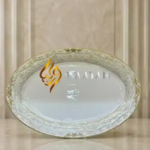IMG_7489-clean Luxury 91-Pc Gold and White Porcelain Dinner Set for 12