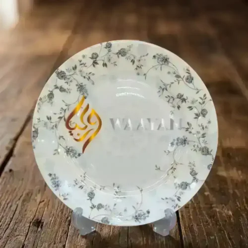 IMG_7500-clean 24‑Piece Porcelain Dinner Set | Elegant Floral Design
