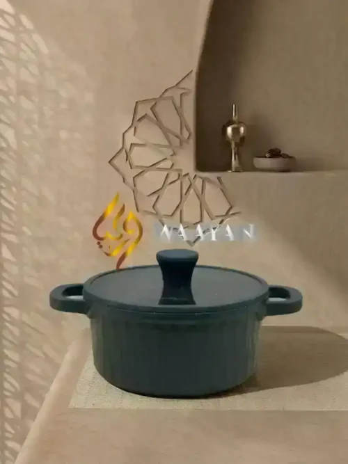 8pc Non-Stick Induction Casserole Set - Deep Teal Color