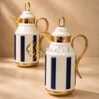 JSECOND-1-5 Luxury Contemporary Thermal Flasks Dallah Set – (1l + 1L)
