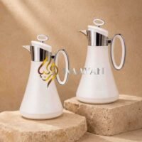 JTHIRD-3-1 Luxury Avant-Garde Dallah Thermal Flasks Set - (1L + 1L)
