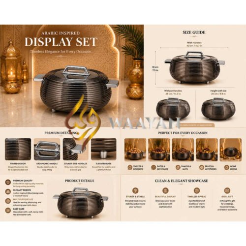 b1-3 Premium Insulated Gunmetal Hot Pot – Stainless Steel and Polymer (3L, 4L, 5L)