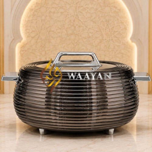 b1-5 Premium Insulated Gunmetal Hot Pot – Stainless Steel and Polymer (3L, 4L, 5L)