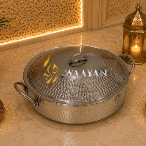 b8-4 Premium Hammered Stainless Steel Hot Pot (1.5L, 2.5L, 5.5L, 7.5L)