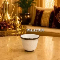 CCWP (1) Luxury 12pc Porcelain Cawa Cup Set for Arabic Coffee