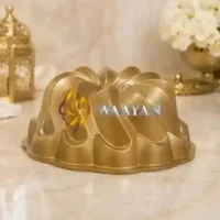 NWCPG2 (5) Nordic Ware Pirouette Bundt Cake Pan - Gold (2.4L)