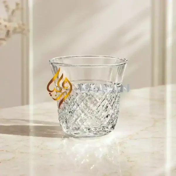 12-Piece Solitaire Hand-Cut Diamond Crystal Cawa Cup Set