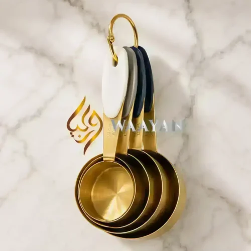 Wilton Stainless Steel Gold Measuring Cups Set of 4