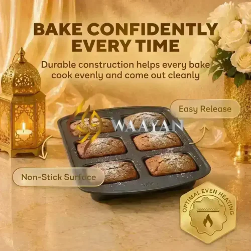 W8CMCP (1) Wilton Perfect Results Non-Stick 8-Cavity Mini Loaf Pan