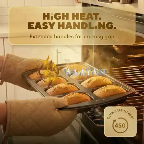 W8CMCP (5) Wilton Perfect Results Non-Stick 8-Cavity Mini Loaf Pan