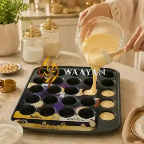 WM24CCP (4) Wilton Premium Non-Stick 24-Cup Mini Muffin Pan