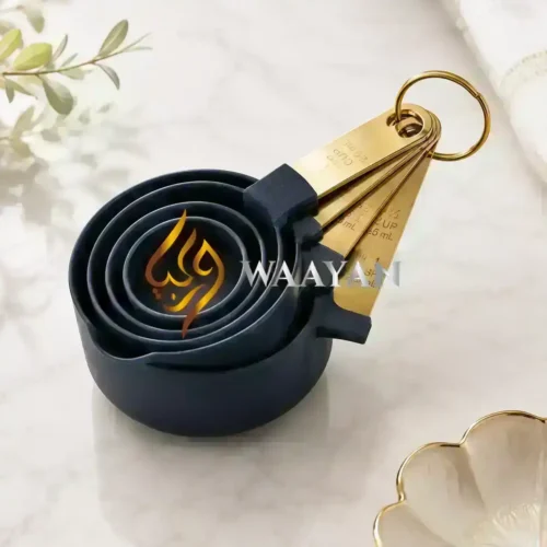 WNG10PMMS (4) Wilton Navy and Gold 10-Piece Mix and Measure Set